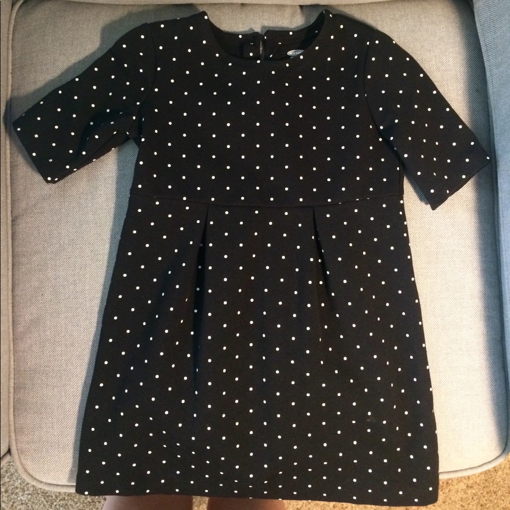 Black and white dots dress